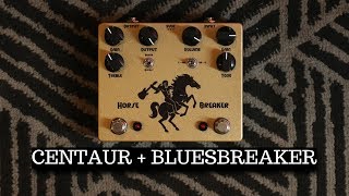 CERIATONE HORSE BREAKER OVERDRIVE PEDAL DEMO Klon Centaur amp Marshall Bluesbreaker In A Box [upl. by Oremor]