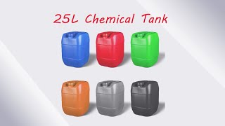 25L Chemical tankOne station one die head made by Extrusion blow molding machine [upl. by Shimkus656]