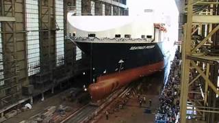 Launching of FSG Yard No 752 Seatruck Precision [upl. by Lirbaj]