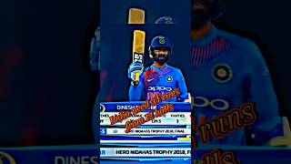 Nidahas Trophy 2018 final match  final over India vs Bangladesh shorts [upl. by Aztinad]