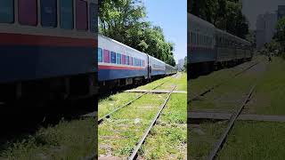 Alco B820 al mando del tren solidario procedente de Cipolletti arribando a estación Haedo 11112024 [upl. by Airun]