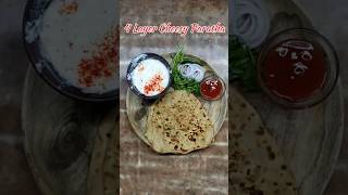 4 flavours in one paratha  4 in 1 paratha recipe [upl. by Grethel]