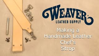 Making a Leather Chefs Knife Strop [upl. by Lrat]