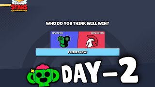 BRAWLSTARS Championship 2024 Prediction DAY  2 😎  My Prediction [upl. by Llehsal]