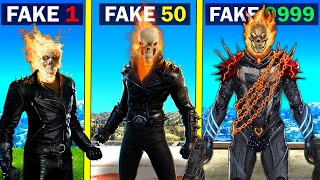 Fake Ghost Rider vs Real Ghost Rider in GTA 5 Story Mode [upl. by Inalan]