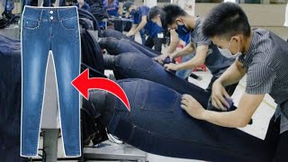 देखिये इस तरह से फैक्ट्री में बनती है जीन्स  how jeans are made  jeans kaise banta hai [upl. by Sielen456]