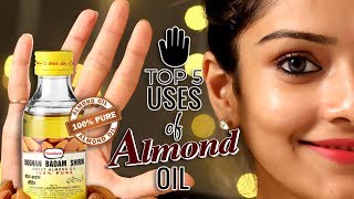 Top 5 Uses Of Almond Oil  How To Use Almond Oil In Different Ways  Beauty Hacks For Girls  Foxy [upl. by Lowis]