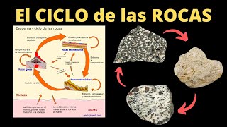 🤠 El CICLO de las ROCAS y sus Etapas  Geología ⚒ Explicación completa [upl. by Templeton]