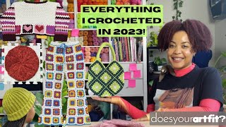 My Completed Crochet Makes of 2023  Does Your ArtFit [upl. by Abba]