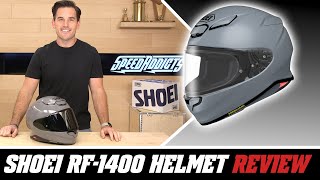 Shoei RF1400 Helmet Review at SpeedAddictscom [upl. by Jarrett]