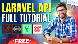 Laravel Rest API Tutorial 3 Hours  Build amp Managed a Real API with Laravel  Crash Course [upl. by Atsirak269]