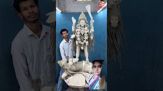 Jai Mahakali 🔱❤️ How to make Kali idols made of clay KaliMata​ MakingKalimata​ claykaliidol [upl. by Stephenson362]