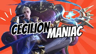 CECILION MANIAC BEST BUILD 2024 [upl. by Atnauqal706]