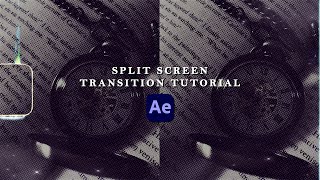 AFTER EFFECTS SPLIT SCREEN TRANSITION TUTORIAL [upl. by Brieta]