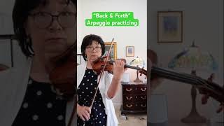 “Back amp Forth” Arpeggio practicing violin arpeggioviolintechnique shifting [upl. by Glantz]