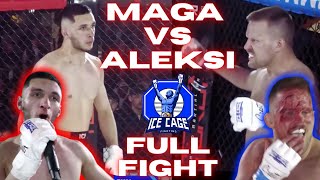 Maga vs Aleksi Nurminen  FULL FIGHT  ICE CAGE 2 [upl. by Necyrb]