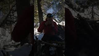 Winter camping in Europe hiking solohiking camping winter snow travel accursedmountains [upl. by Enom]