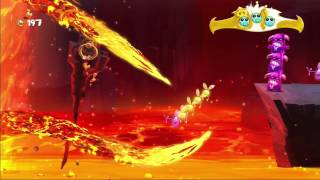 Rayman Legends Dragon Slayer Perfect Run All Lums No Deaths [upl. by Narba]