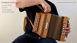 Castagnari Sander in GC  3voice  LMM  Accordion Doctor [upl. by Latini]