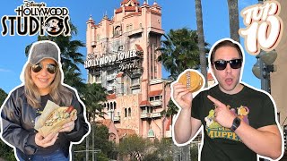 Top 10 BEST Hollywood Studios Snacks for 2024  Walt Disney World [upl. by Atnim]