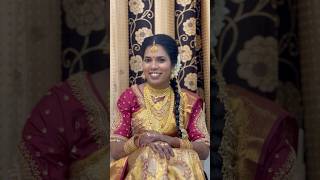 Muhurtham Makeover tamilwedding muhurthamlook muhurthammakeup chennai video tamilnadu [upl. by Steel]