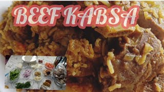 Beef Kabsa Recipe Arabic food Tasty Delicious Home cooking sayj8104 [upl. by Acinimod]