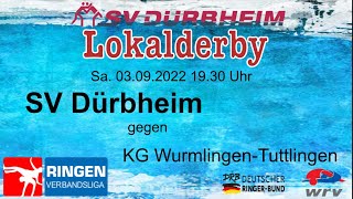 SV Dürbheim  KG WurmlingenTuttlingen  Verbandsliga [upl. by Aivatco472]