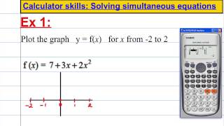 CASIO FX 991ES PLUS  Calculator skills  plotting a graph [upl. by Ainalem275]