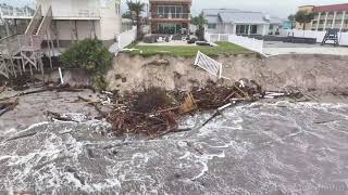 Drone video of the flooding and destruction New Smyrna Beach FL from Hurricane Nicole 11102022 [upl. by Oliviero7]