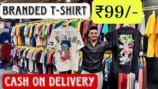 Branded Tshirt wholesale market in tank road karol bagh Delhi soni bros VANSHMJ [upl. by Etnomal620]