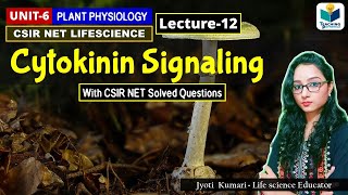 CYTOKININ SIGNALING PATHWAY PHYTOHORMONE PART12CSIR NET PLANT BIOLOGY [upl. by Roseanne]