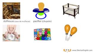 Vocabulario Inglés El Cuarto del Bebé The Baby Room  Links below [upl. by Anora]