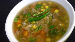 How to make Quinoa Soup  Vegetarian Recipe [upl. by Gauthier]