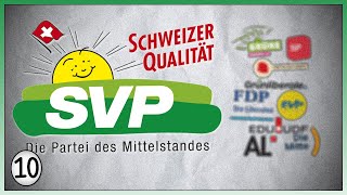 Schweizerische Volkspartei  SVP 10  Schweizer Parteien Wahlen 22 Oktober 2023 [upl. by Anotyad921]