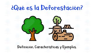 💨🌳 ¿Qué es la Deforestación 🪲🪴 Definición Características y Ejemplos  Fácil y Rápido [upl. by Oirasor]