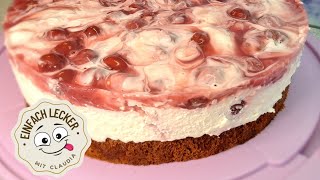 schnelle RotegrützeTorte mit Schokoboden🥰 [upl. by Sidoney]