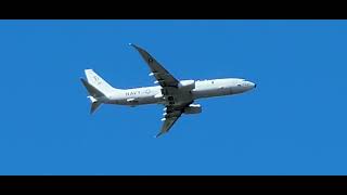 P8A Poseidon Submarine Hunter Flyover [upl. by Darnoc573]