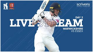 🔴 LIVE  Warwickshire vs Essex  County Championship Day 2 [upl. by Hirza666]