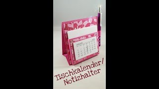 Tutorial TischkalenderNotizhalter [upl. by Espy]