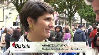 ARANTZA ATUTXA DIPUTADA DPTO MEDIO NATURAL Y AGRICULTURA ÚLTIMO LUNES DE GERNIKA [upl. by Danya]