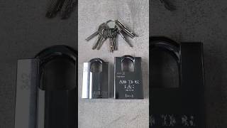 European padlock Abloy PL342C and Anchor Las 8333 [upl. by Binnie]