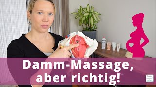 DammMassage richtig durchführen  4 Techniken genau erklärt [upl. by Airrat]