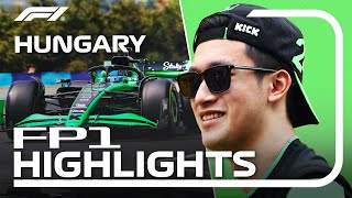 FP1 Highlights  2024 Hungarian Grand Prix [upl. by Aonian396]