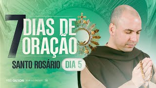 Santo Rosário  7 Dias de Oração  0400  5° Dia  Live Ao vivo [upl. by Lody103]