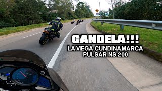 Candela Vega cundinamarca  Pulsar Ns200 [upl. by Dlabihcra]