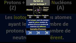 Quest ce quun isotope en chimie [upl. by Sheba288]