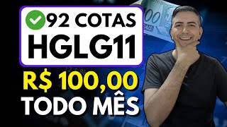 HGLG11 COMO RECEBER R100 DE DIVIDENDOS TODO MÊS [upl. by Ennairda681]