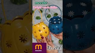 Meesho delight candle holder ❤️meesho shorts meeshohaul viralvideo random priyankajuyal [upl. by Gytle337]