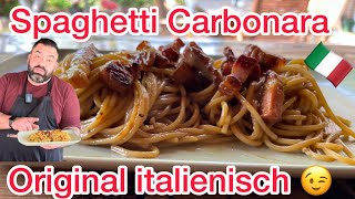 Spaghetti Carbonara Original Rezept [upl. by Zebulen]