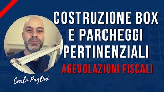 Box e parcheggi pertinenziali agevolazioni fiscali 2022 [upl. by Redwine574]